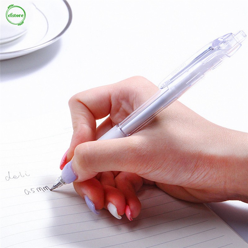 Bút viết mực gel ngòi 0.5mm thu gọn được tiện dụng