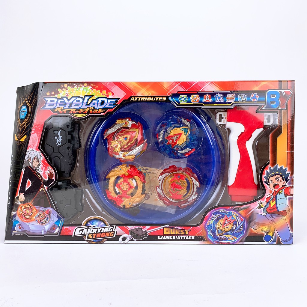 Con quay BEY BLADE (4 con quay + bàn đấu + tay cầm) - Spinner | BiBiOne.vn