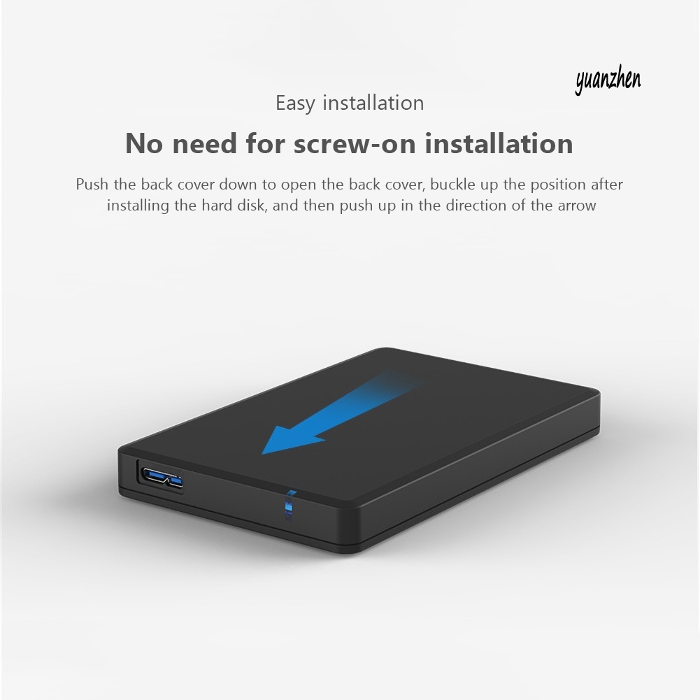 Hộp Đựng Ổ Cứng Ngoài 5gbps 2.5inch Sata Usb 3.0 Chất Lượng Cao | BigBuy360 - bigbuy360.vn