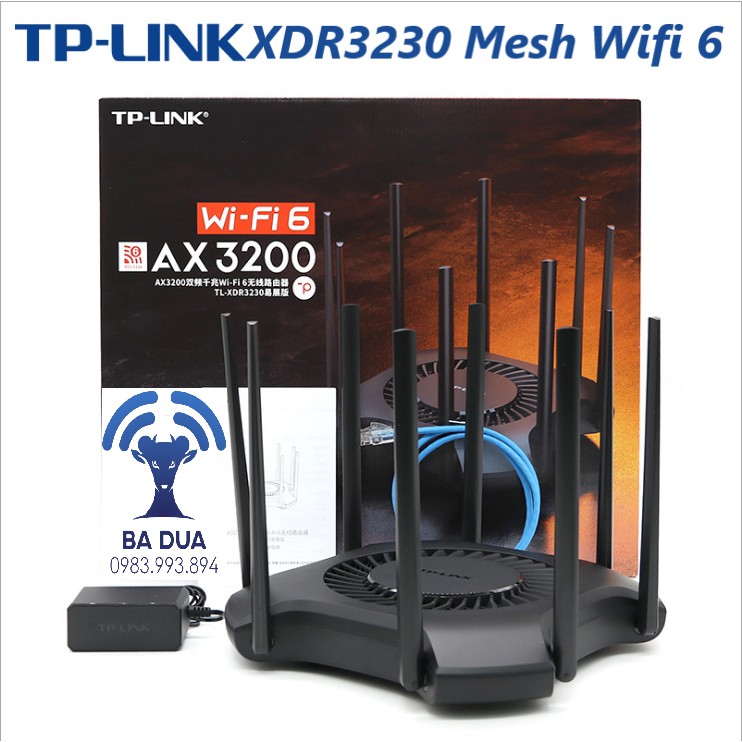 Bộ Phát Wifi Mesh Wifi 6 Gigabit Tplink TP-Link XDR3230 AX3200