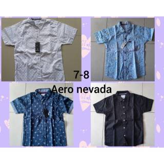 Áo Thun In Hình Aero Nevada Cá Tính Cho Nam 7-8 Tuổi