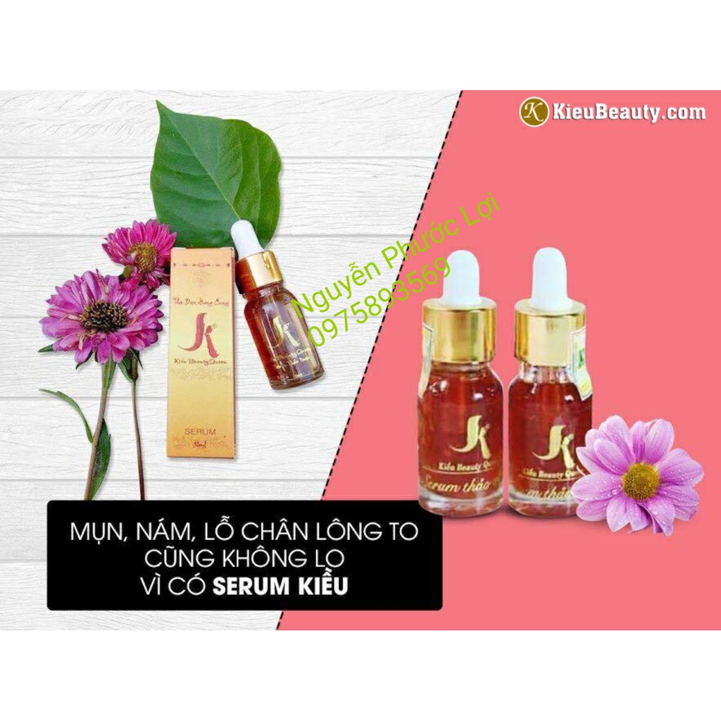 [CHÍNH HÃNG]Bật Tông Trắng Hồng&amp;Giảm Thâm  - Serum Kiều Beauty Queen (10ml)