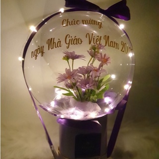 [MIỄN PHÍ VẬN CHUYỂN] HOA BÓNG CÚC HỌA MI TÍM