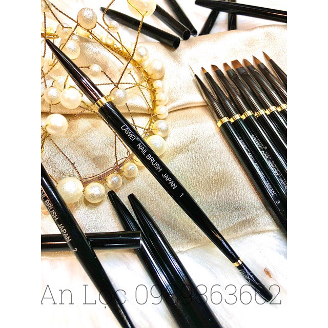 Bộ cọ Lawei vẽ hoa nặn hoa cao cấp - chuyên dùng cho các tiêm nails