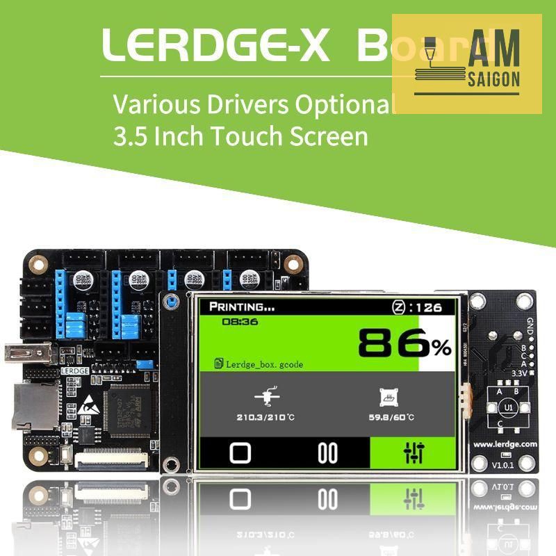 Board mạch LERDGE-X BOARD 32 BIT thương hiệu cao cấp chính hãng dành cho máy IN 3D