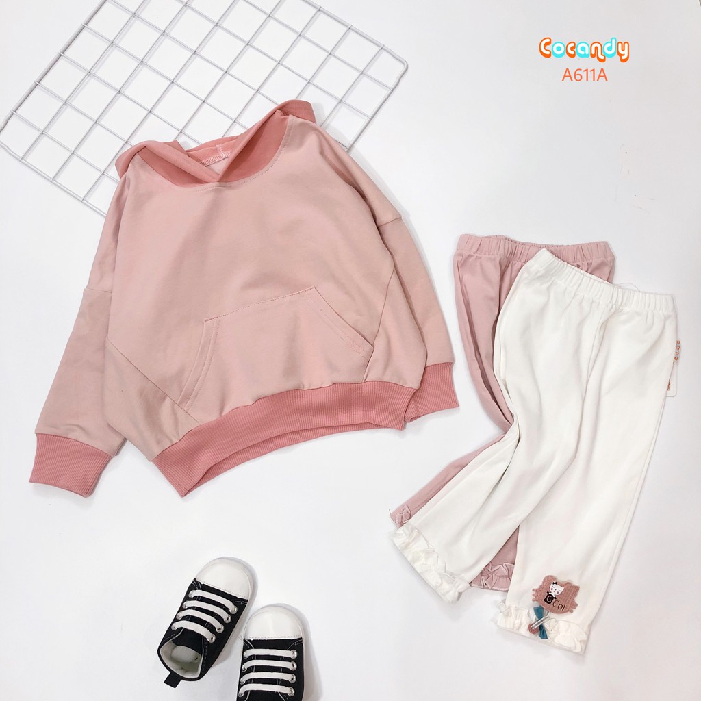 [Cocandy Official Store] Áo hoodie , quần legging dễ thương cho bé