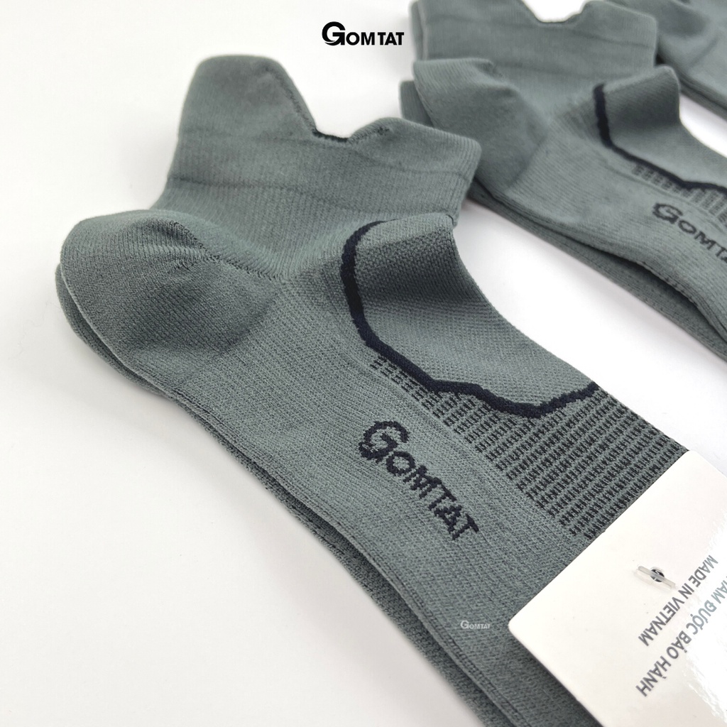 Tất thể thao Unisex chất liệu cao cấp, vớ cổ ngắn nam nữ thiết kế chuyên dụng cho việc tập luyện - GOM502-THETHAO