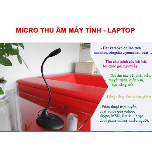 [Mã ELHACE giảm 4% đơn 300K] Micro Máy tính Senicc SM 008U (Cổng USB) - Chính Hãng 100% - Full Box- SM-008U