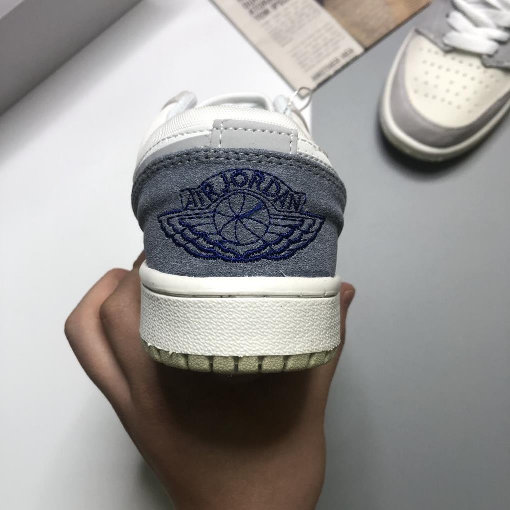 Giày sneaker Jordan paris, Giầy jd1 low paris da lộn, đế khâu siêu chất full size nam nữ (36-43) | JDLP001 | BigBuy360 - bigbuy360.vn