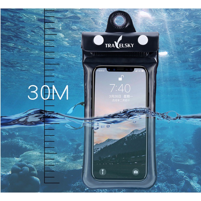 Túi chống nước cho điện thoại đi mưa, đi biển