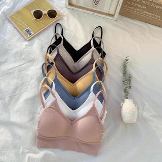 Áo Bra, Tập Gym, Yoga Dáng Croptop Không Gọng Mẫu Mới