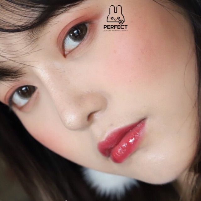 Lens ẢNH MẮT THẬT , Kính Áp Tròng E1 GRAY Có Độ Cận và Không Độ , DIA 14.0 S ,Cho Mắt Nhạy Cảm Giá Sale