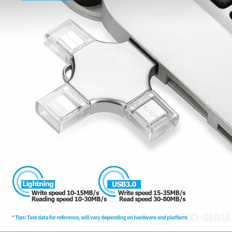 Usb 3.0 1tb 4 Trong 1 Cho Iphone Xs Android Pc | BigBuy360 - bigbuy360.vn