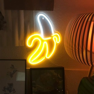 Đèn Led Neon Hình Quả Chuối Trang Trí