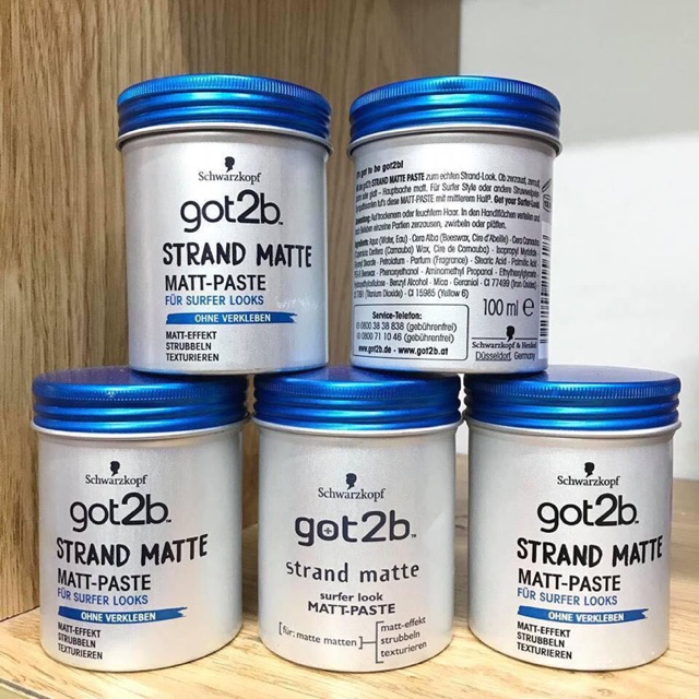 Sáp vuốt tóc Nam Got2B Strand Matte