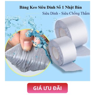 BĂNG KEO SIÊU DÍNH NHẬT BẢN CHỐNG THẤM (LỚN 5Mx10CM)