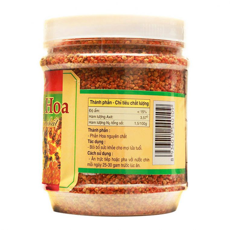 Phấn Hoa Nguyên Chất 100% (500g) Chăm Sóc Sức Khỏe - Chứng Nhận An Toàn - Thương Hiệu Hoa Bốn Mùa