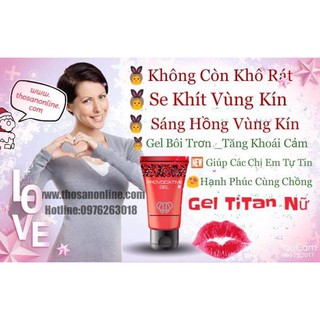 Titan - Gel Titan Đỏ Phụ Khoa Dành Cho nữ