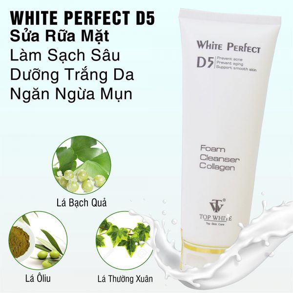 Sữa Rửa Mặt Top White D5