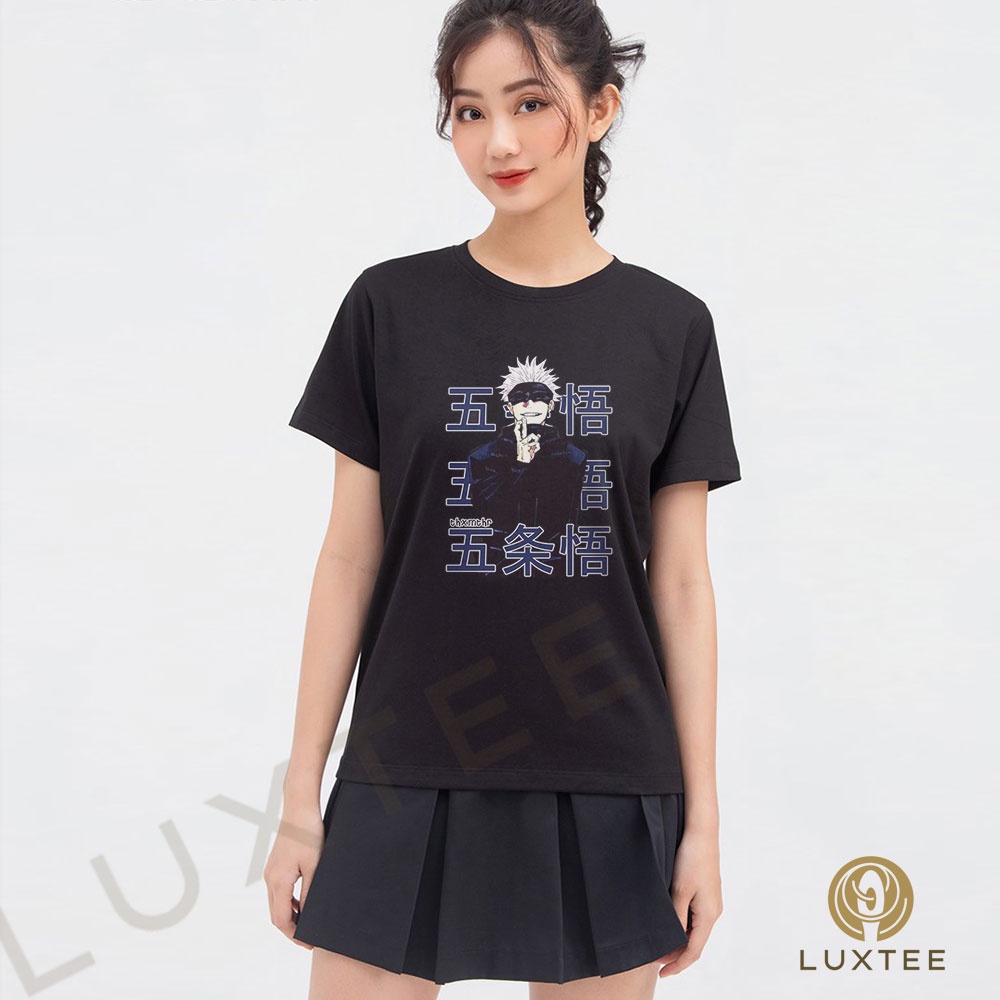 Áo Thun Tay Lỡ Jujutsu Kaisen, Áo Phông  In Hình Hoạt Hình Cho Nam Nữ, Satoru Gojo Anime Manga Cực Ngầu