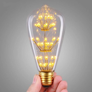 Bộ bóng đèn LED trang trí nhà quán cà phê Led 4W E27 200V B257 Ngân Tin