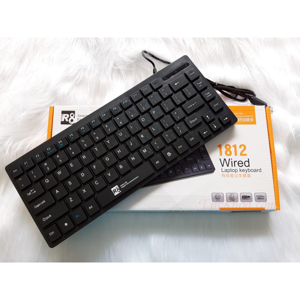 ✨Free Ship✨Bàn Phím Mini R8 1812 Có Dây- Lướt Phím Cực Êm