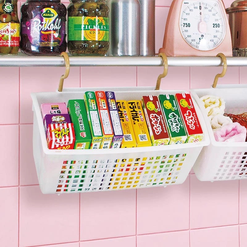Daiso Rổ Có Móc Treo Wide Hanging Basket