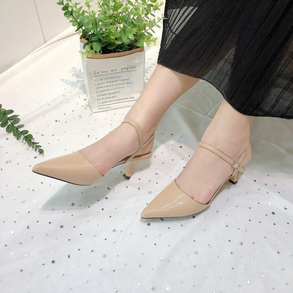 GIÀY SANDAL NỮ AS SLB DA BÓNG 7P VNXK