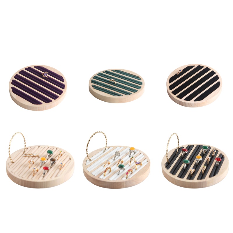 Khay Tròn Trưng Bày Trang Sức Trưng Bày Tiện Lợi