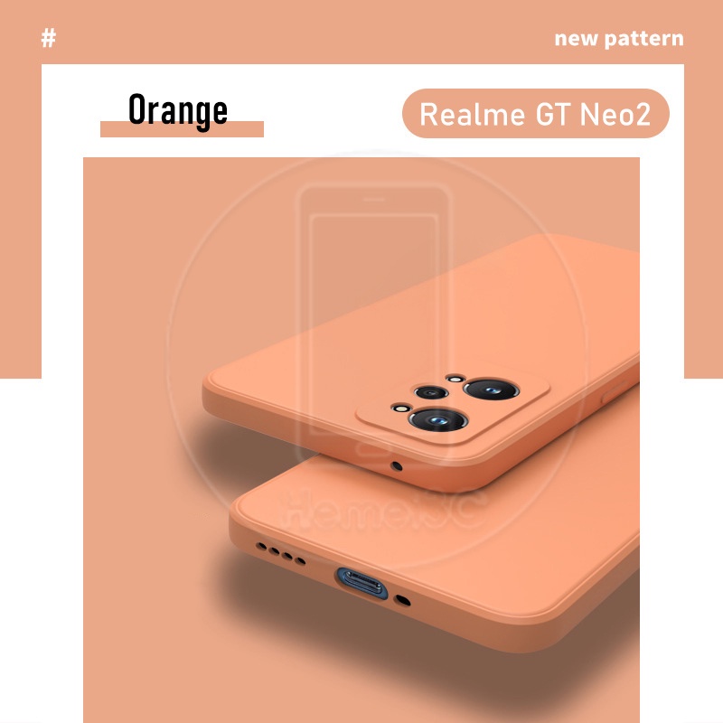 Ốp Điện Thoại Dẻo Bằng Silica Gel Cho Realme GT Neo 2 Neo2 RealmeGTNeo2