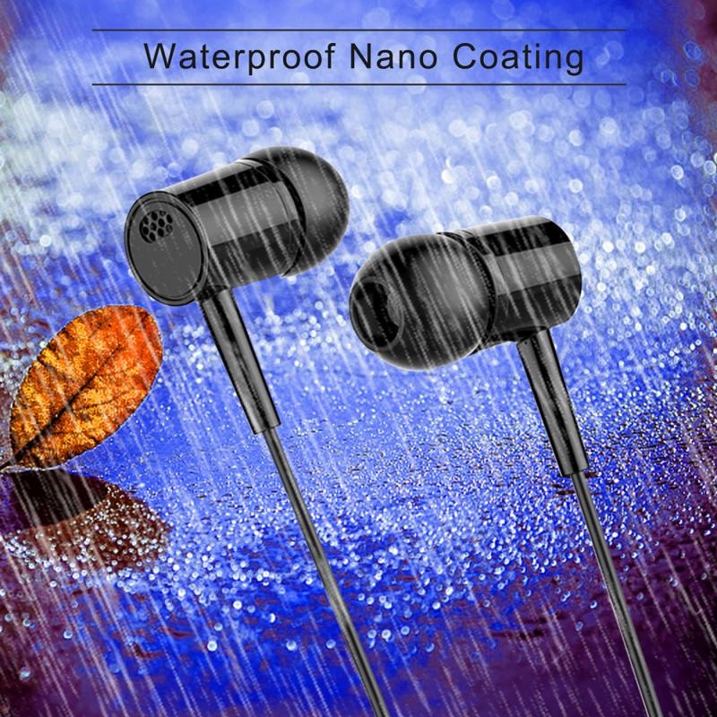 KAXOE 3.5mm In Ear Wired Earphone With Mic Sport Music Headset
