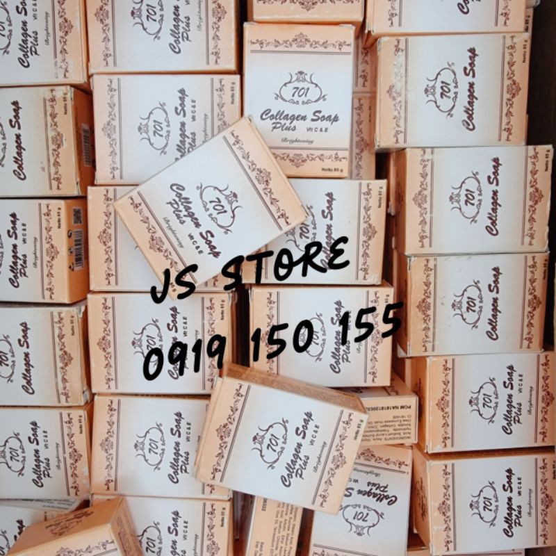 Soap  rửa mặt Collagen Vit E