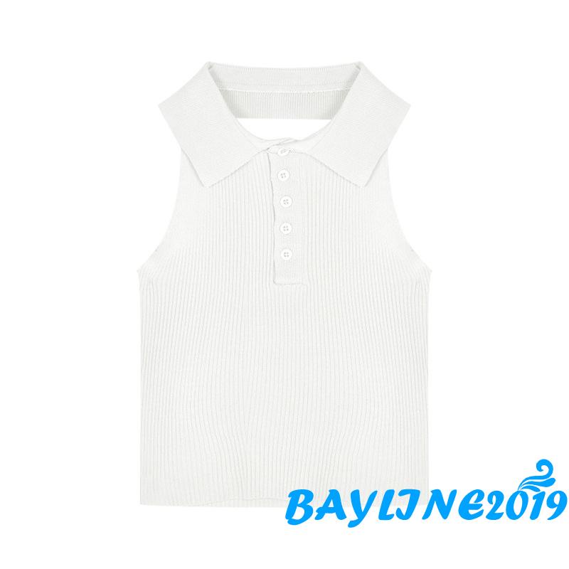 BAY-Áo croptop sát nách hở lưng ôm dáng màu trơn cổ yếm màu trắng/đen/xanh lá/tím/xanh lá bạc hà cho nữ