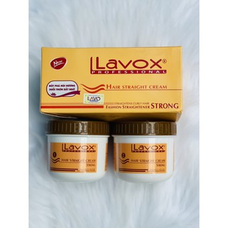 Kem Duỗi thẳng tóc LAVOX 2x140ml – Thích hợp cho mọi loại tóc
