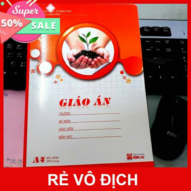 Giáo án ô ly Hồng Hà 4 ly viết không thấm không nhòe mực