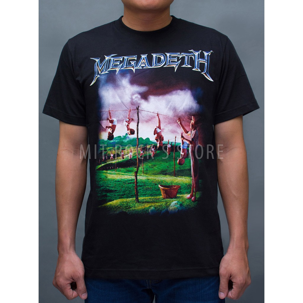 Áo Megadeth  - Rock band tee - Áo Rock - Size S, M, L, XL, XXL - Áo Thái Lan