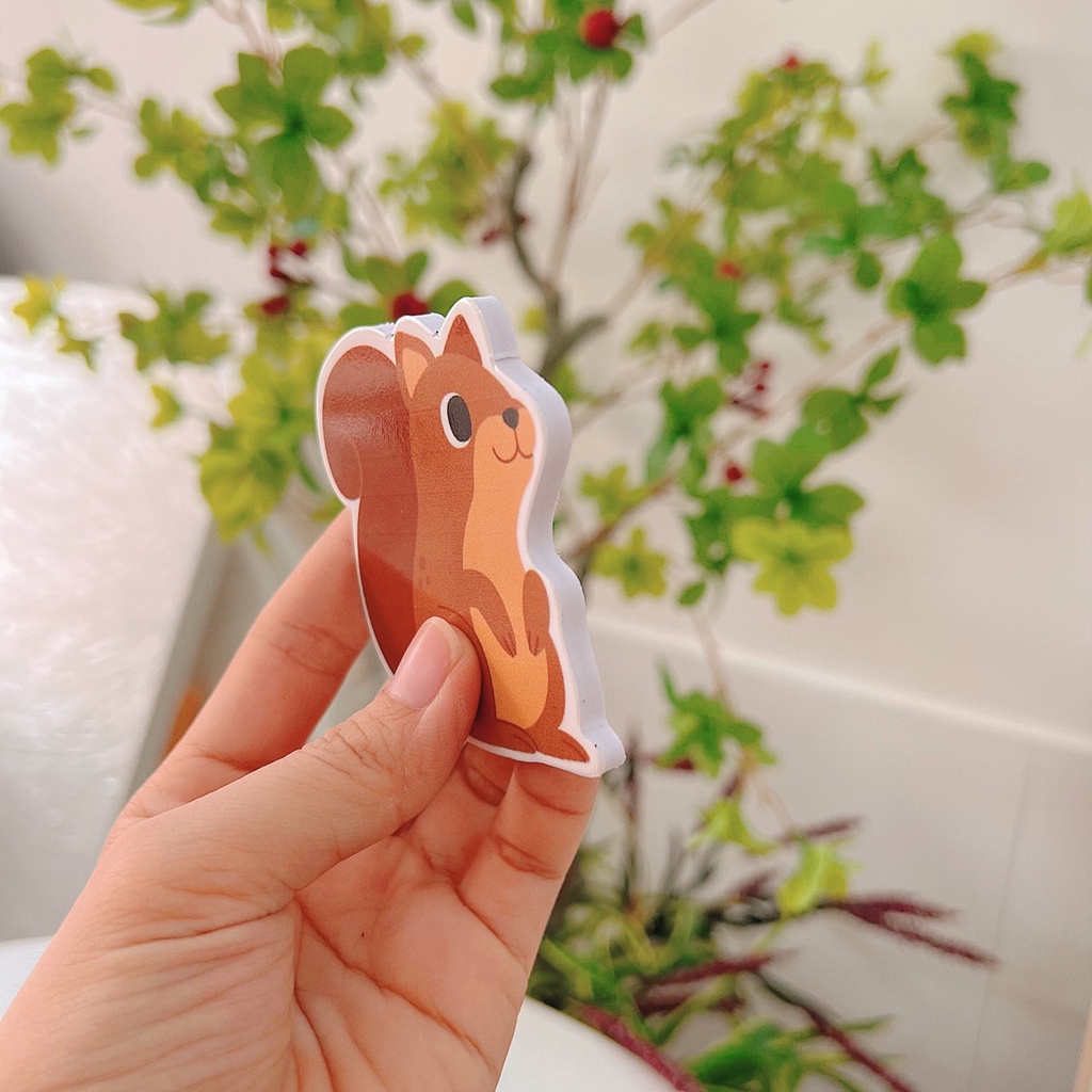 Bộ động vật có nam châm dùng cho bảng từ hoặc dán tủ lạnh, sticker cho bé