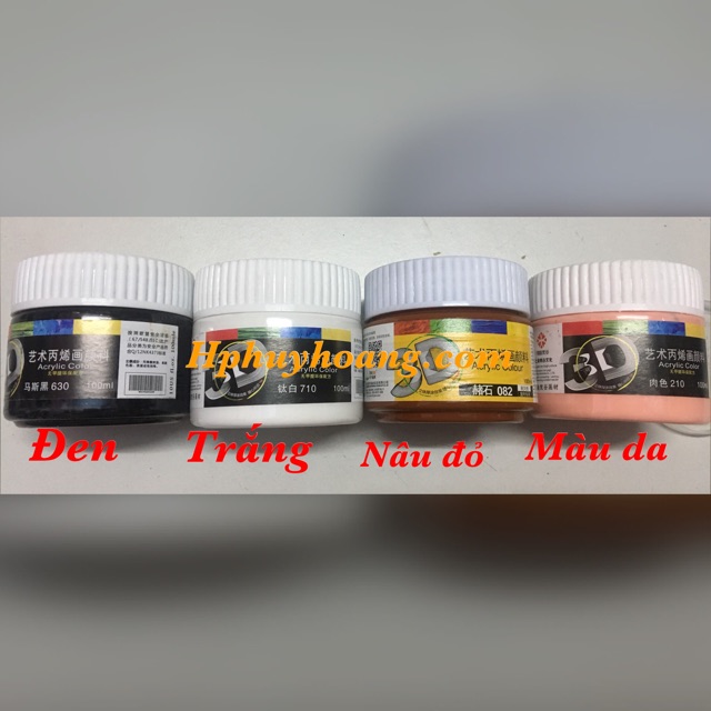 Màu acrylic 3D 100ml