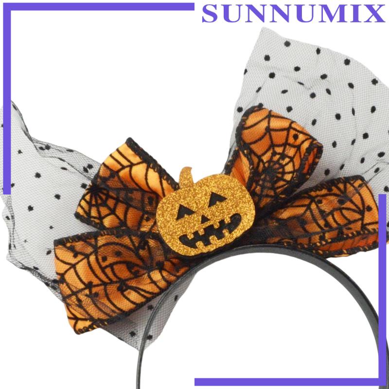 Băng Đô Cài Tóc Đính Nơ Hóa Trang Halloween