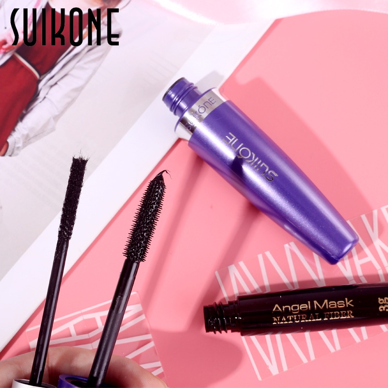 Bộ Mascara Suikone 2 Trong 1 + Sợi Đen Chống Nước Không Nhòe 159