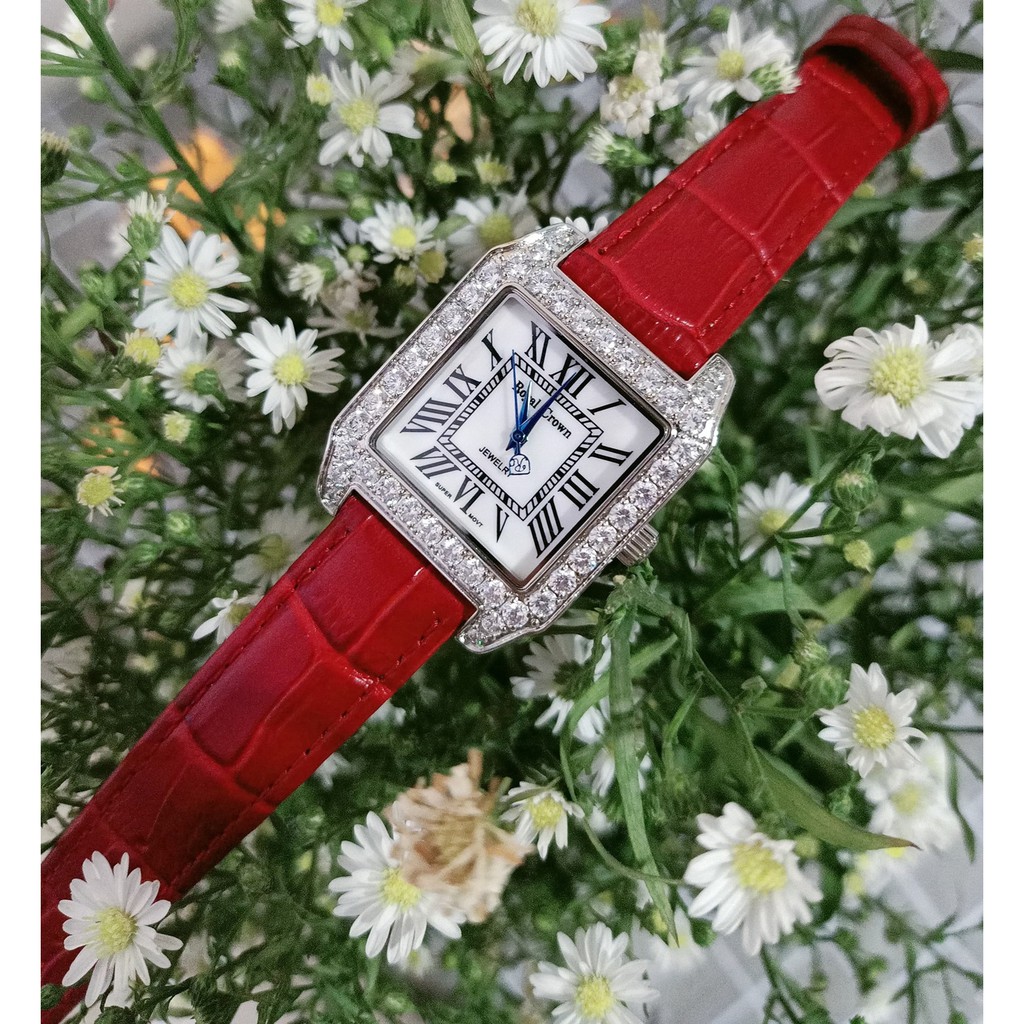 Đồng Hồ Nữ Chính Hãng Dây Da Royal Crown 6104 Chống Nước Chống Xước | BigBuy360 - bigbuy360.vn
