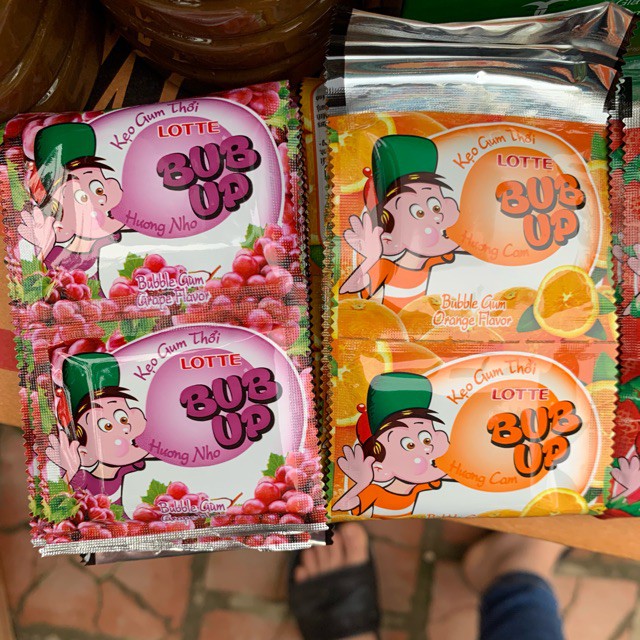 COMBO 3 CHIẾC KẸO GUM THỔI BUB UP LOTTLE