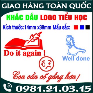 Combo 03 Con dấu Logo Tiểu học