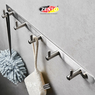 Móc treo quần áo 5 chấu inox 304 hb1140-5