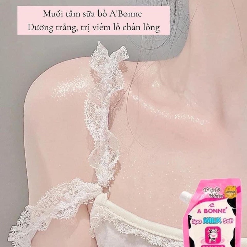 Muối tắm sữa bò tẩy tế bào chết Abone  Spa Milk Salt 350gram Thái Lan | BigBuy360 - bigbuy360.vn