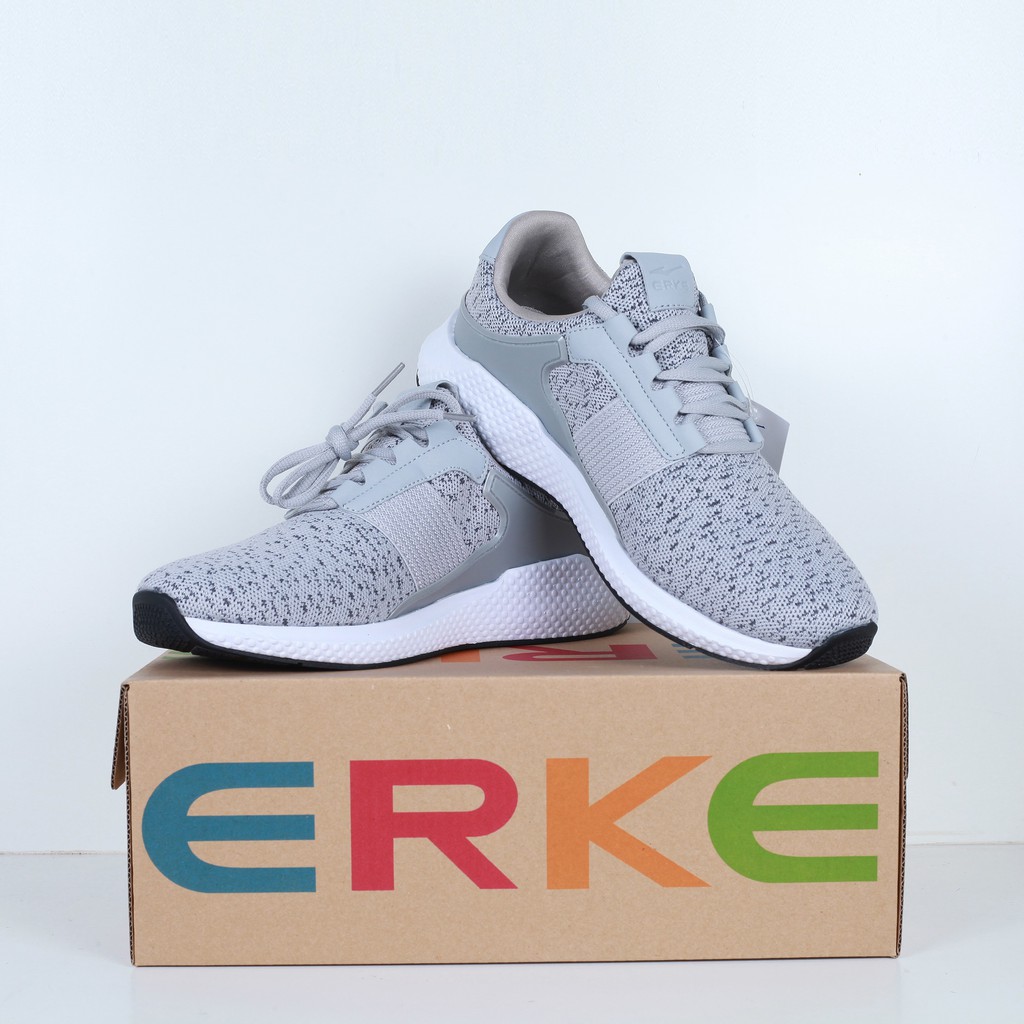 𝐑Ẻ Tết XẢ KHO THANH LÝ - RẺ Giày Sneaker Erke Chính hãng Xám tro | Sale Rẻ | Có Sẵn 2020 . 2020 new ` ˇ v