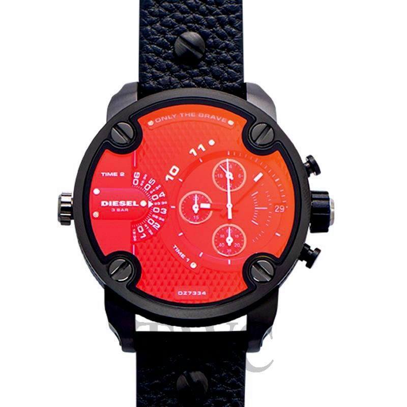 -Đồng hồ nam cao cấp Diesel DZ7259 Little Daddy-Auth- Luxury diamond watch