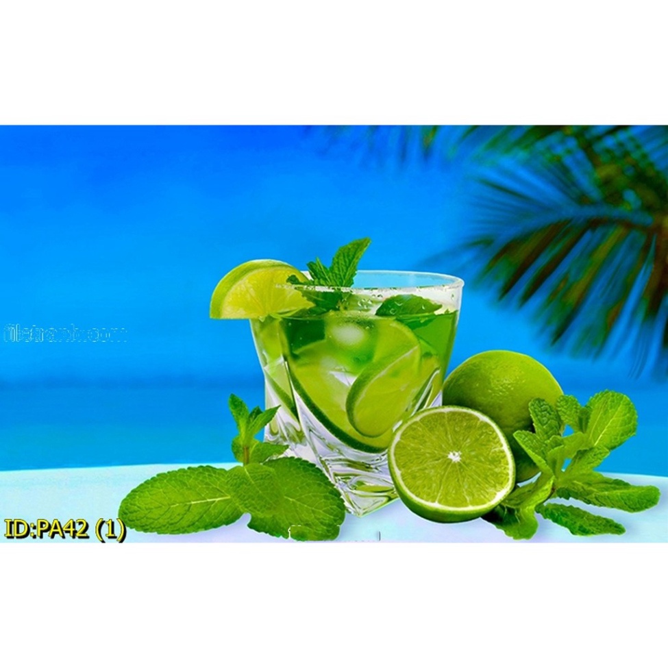 Tranh dán tường Tranh phòng bếp hiện đại, Tranh dán tường 3d hiện đại (tích hợp sẵn keo)