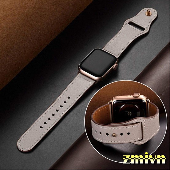 Dây da thay thế dành cho Apple Watch 38mm 42mm 40mm 44mm iWatch Series 5 4 3 2 1