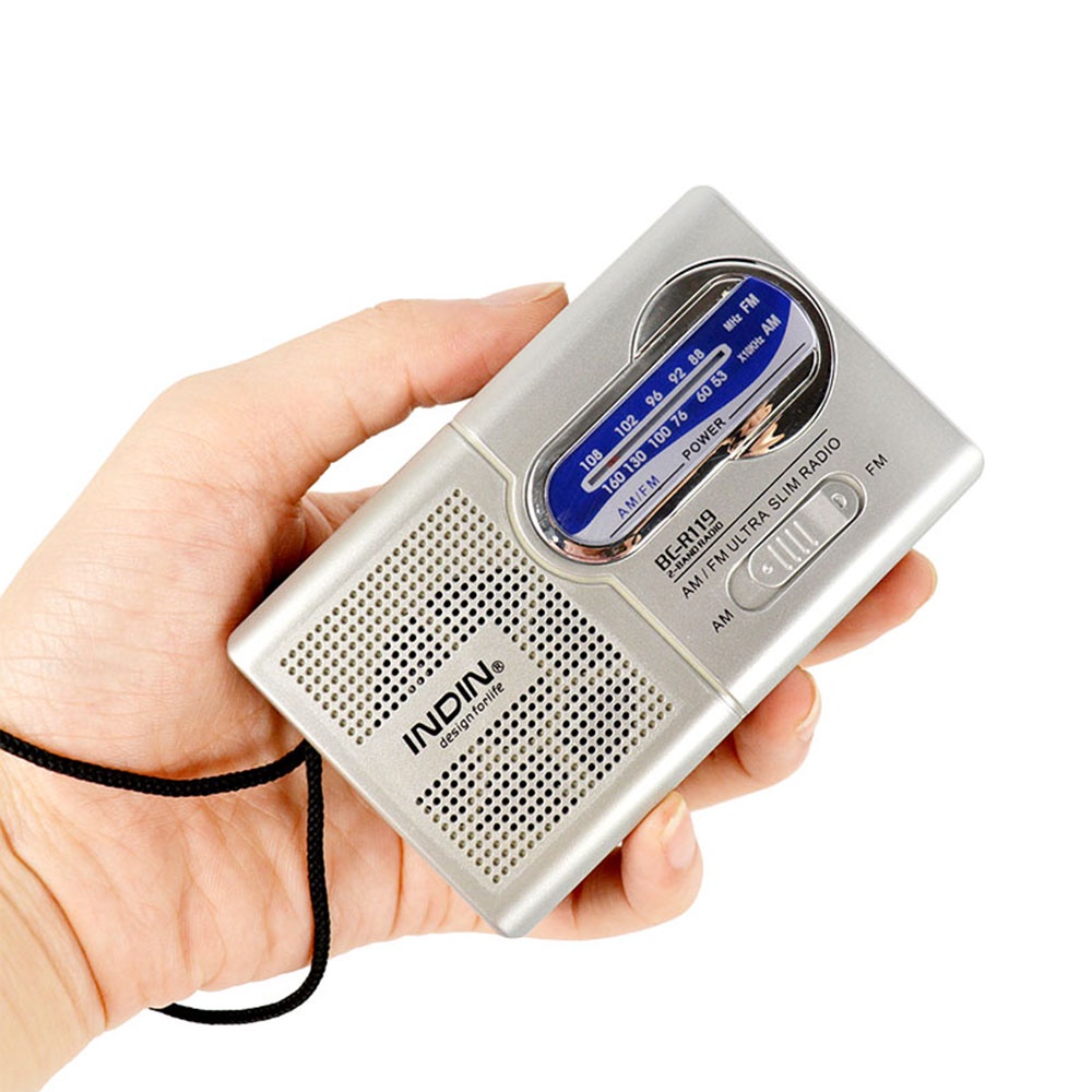Radio AM FM Mini Có Ăng Ten Và Loa Mini MP3 Dùng Trong Nhà Bếp Ngoài Trời